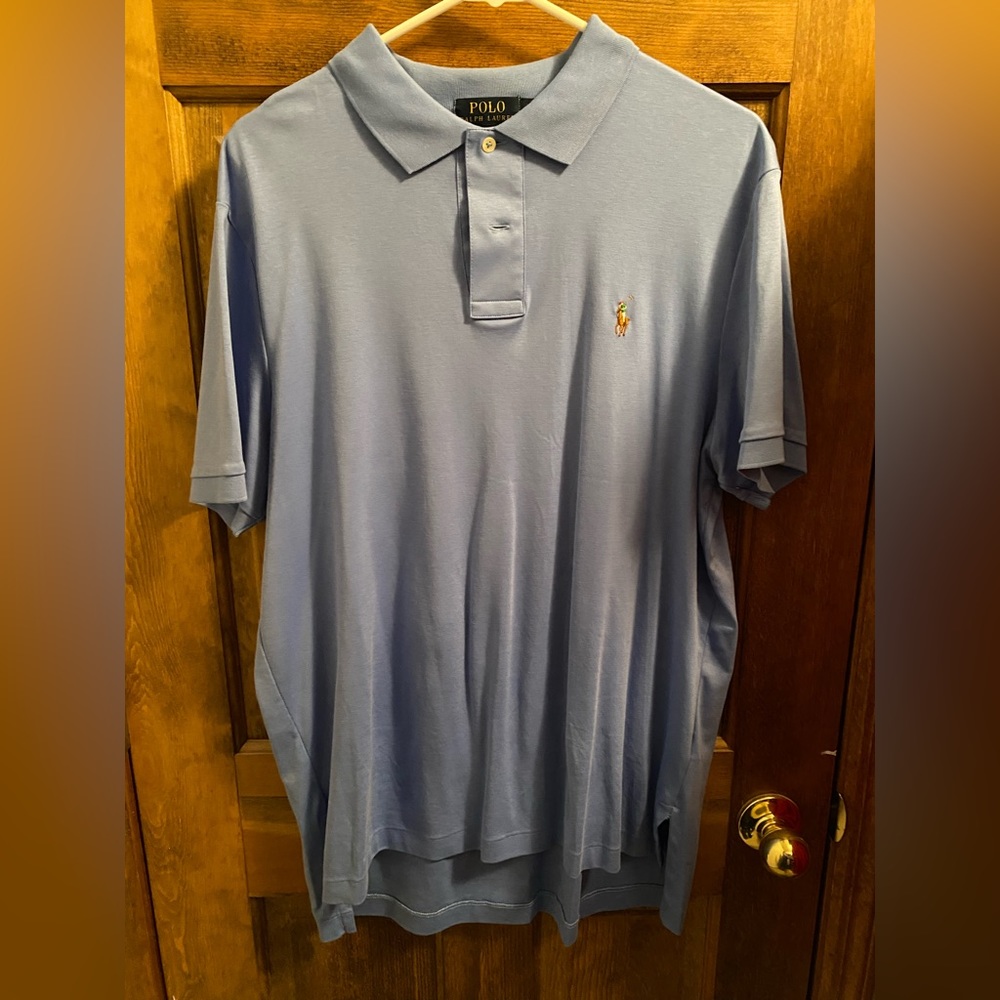 XL Ralph Lauren Polo Short Sleeve - Light Blue